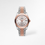 DateJust Arabic Rose Gold White
