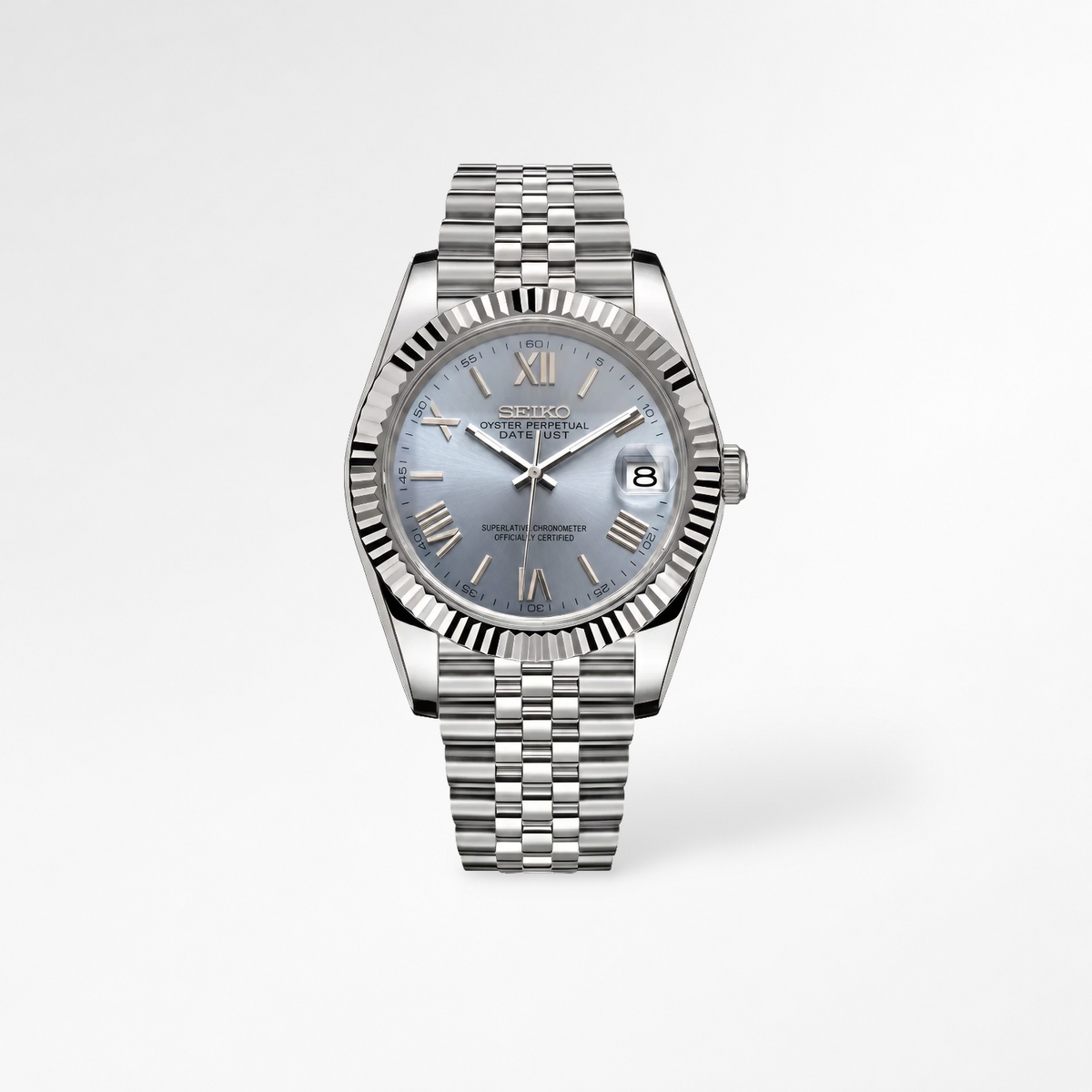 Datejust Platinum Roman Reglage watch