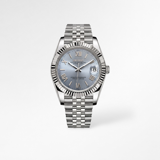 Datejust Platinum Roman Reglage watch