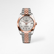 DateJust Two-Tone Rose Gold White