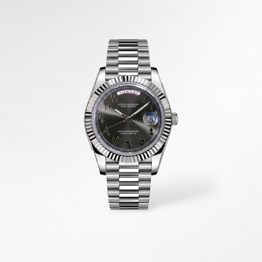 Day-Date Arabic Black Reglage watch