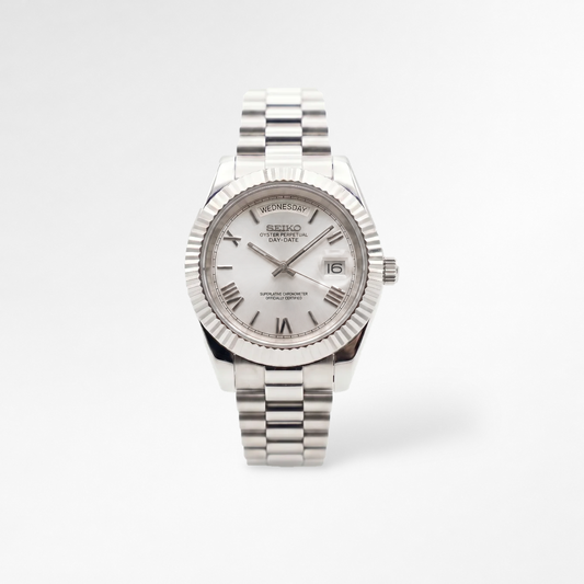 Day-Date White Reglage watch
