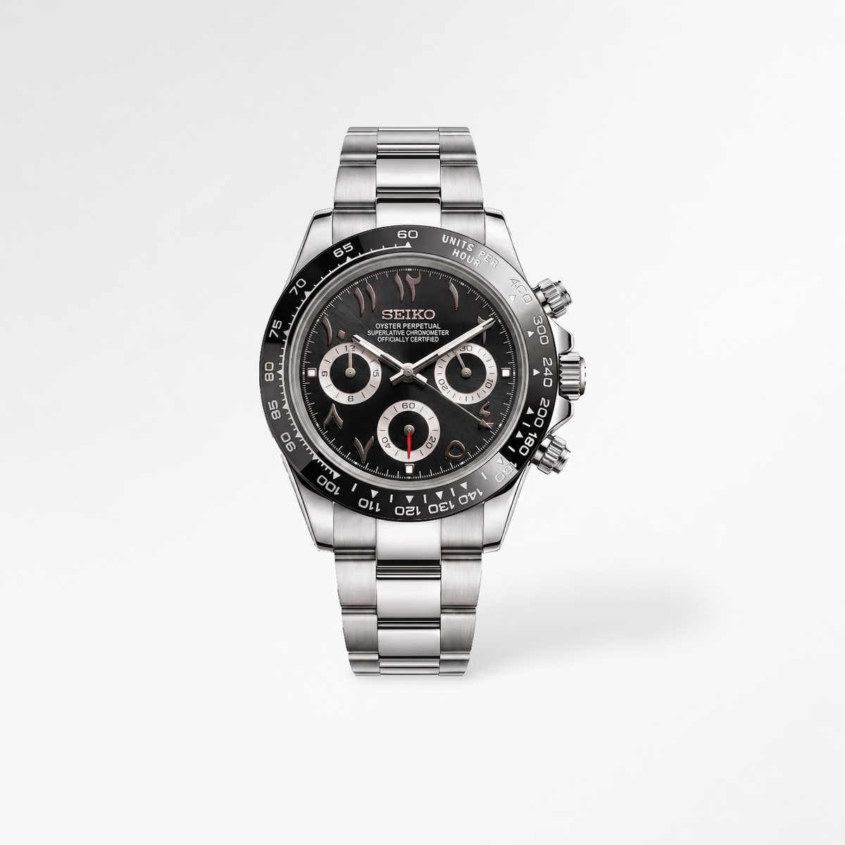 Daytona Arabic Black Reglage watch