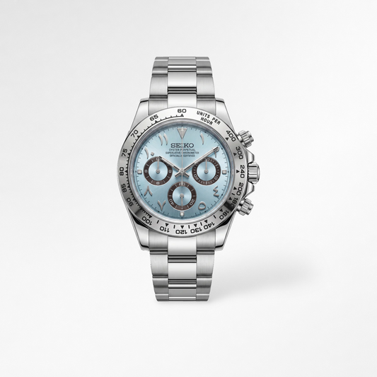 Daytona Arabic Ice Blue Reglage watch