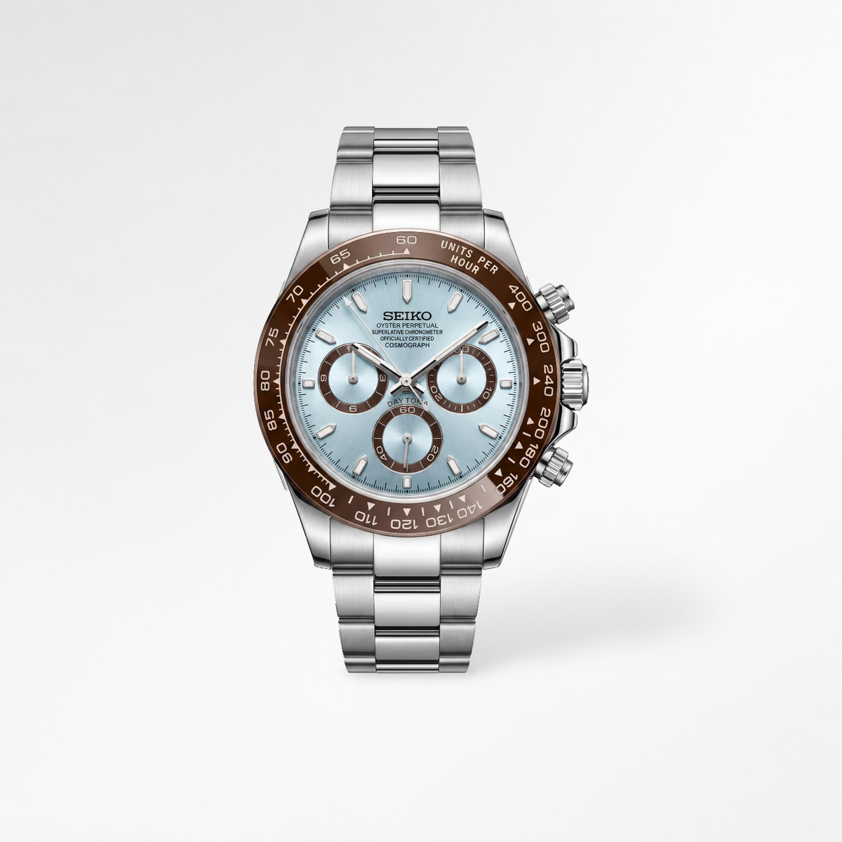Daytona Ice Blue Reglage watch