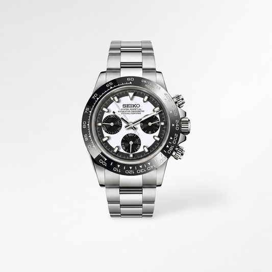 Daytona Newman White Reglage watch