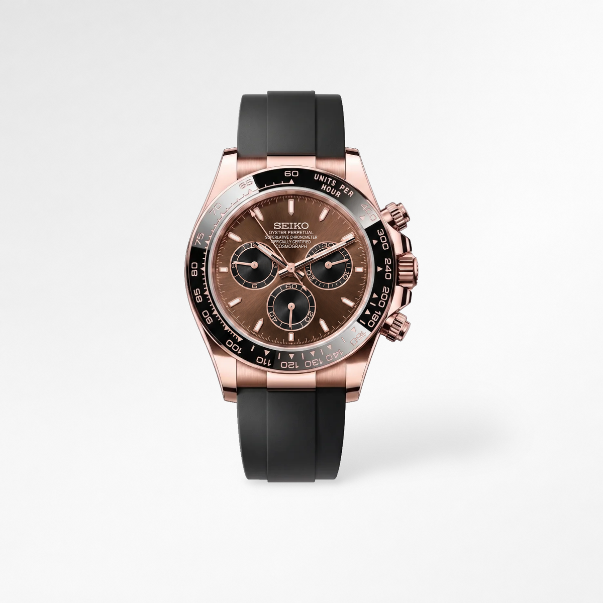 Daytona Rose Gold Chocolate Reglage watch