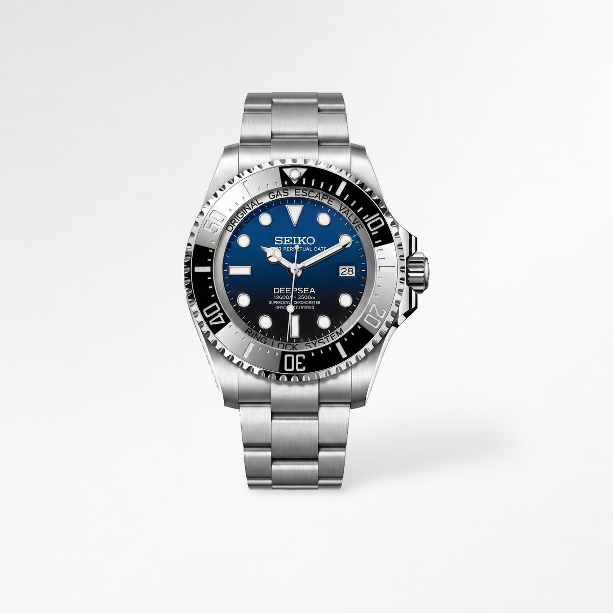 Deepsea Steel D-Blue Reglage watch