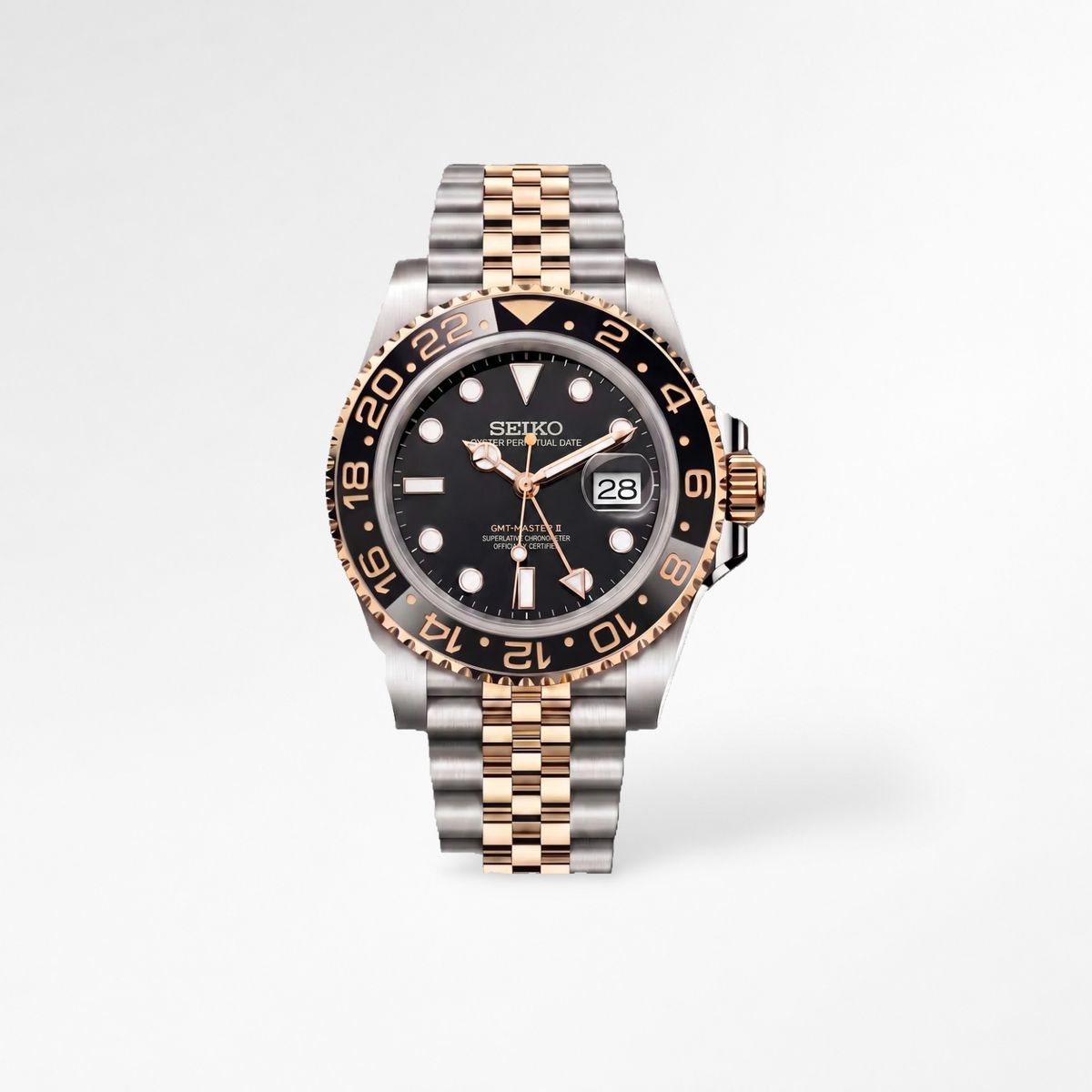 Gmt Two-Tone Gold Reglage watch
