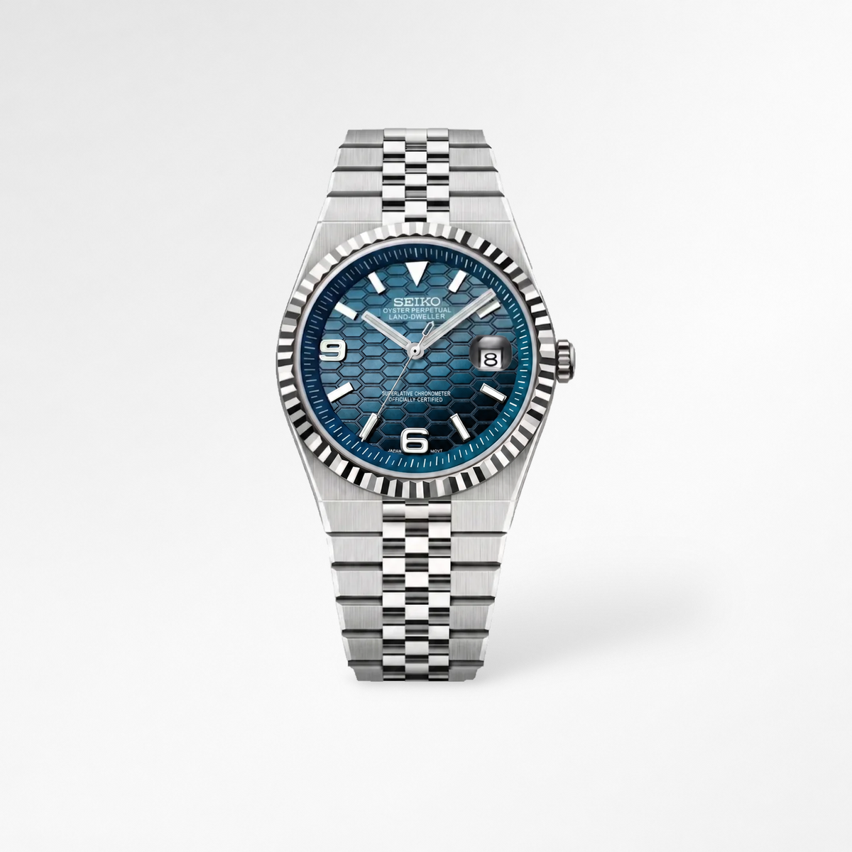 Land Dweller Deep Blue Reglage watch