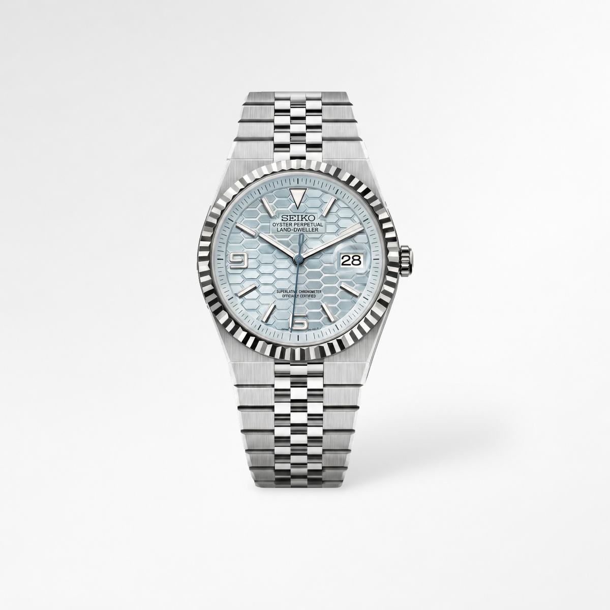 Land Dweller Ice Blue Reglage watch