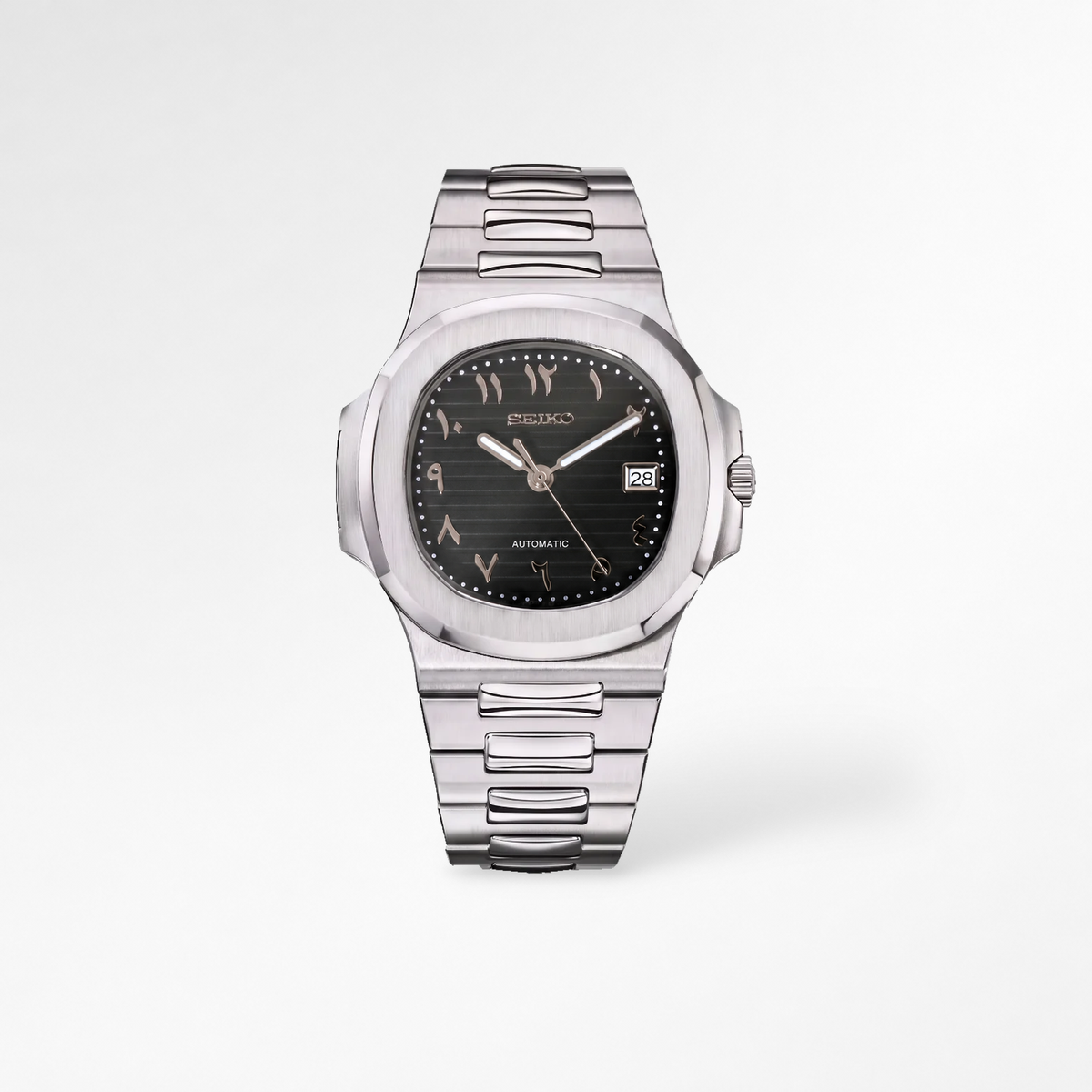 Nautilus Arabic Black Reglage watch