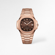 Nautilus Arabic Rose Gold Chocolate