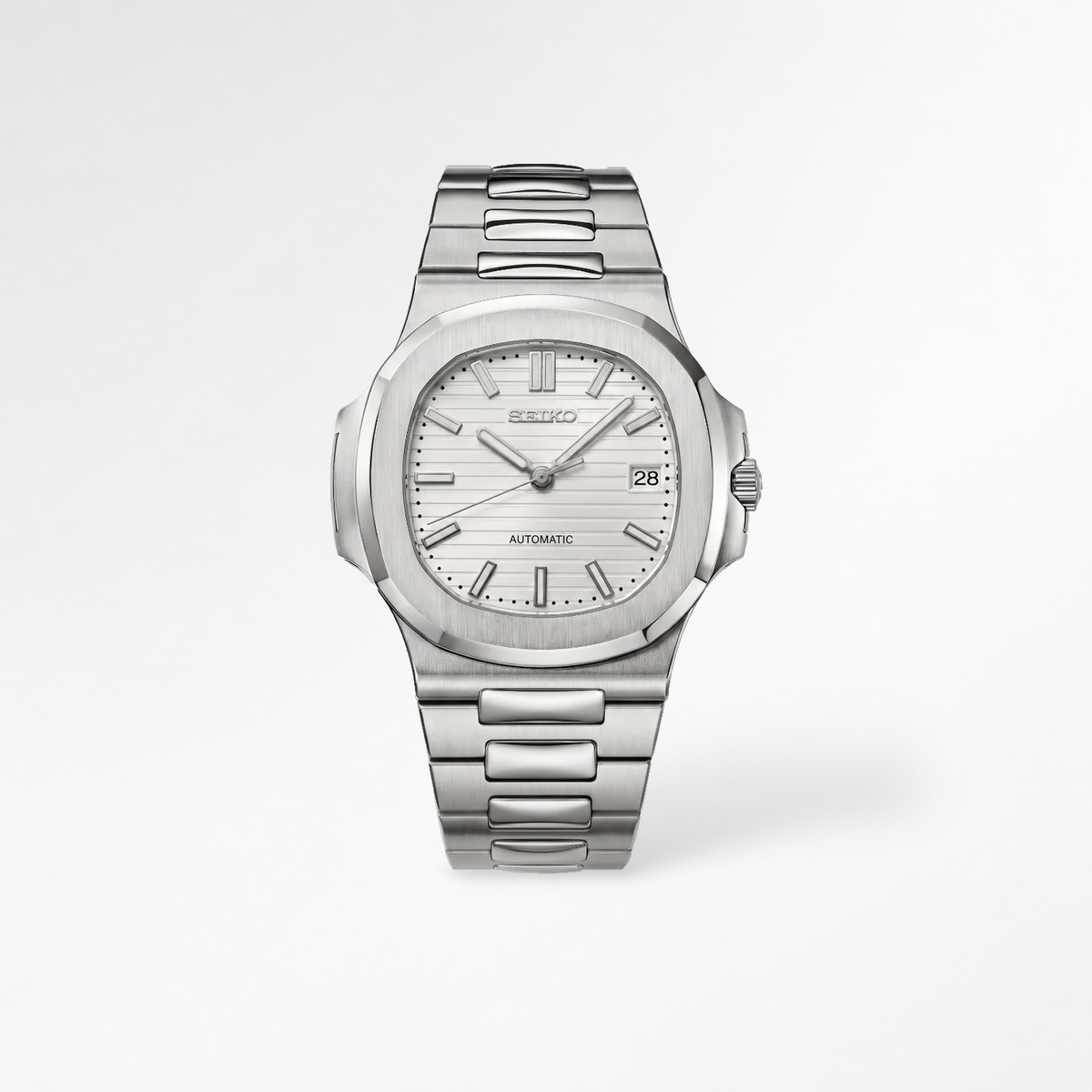 Nautilus Full White Reglage watch