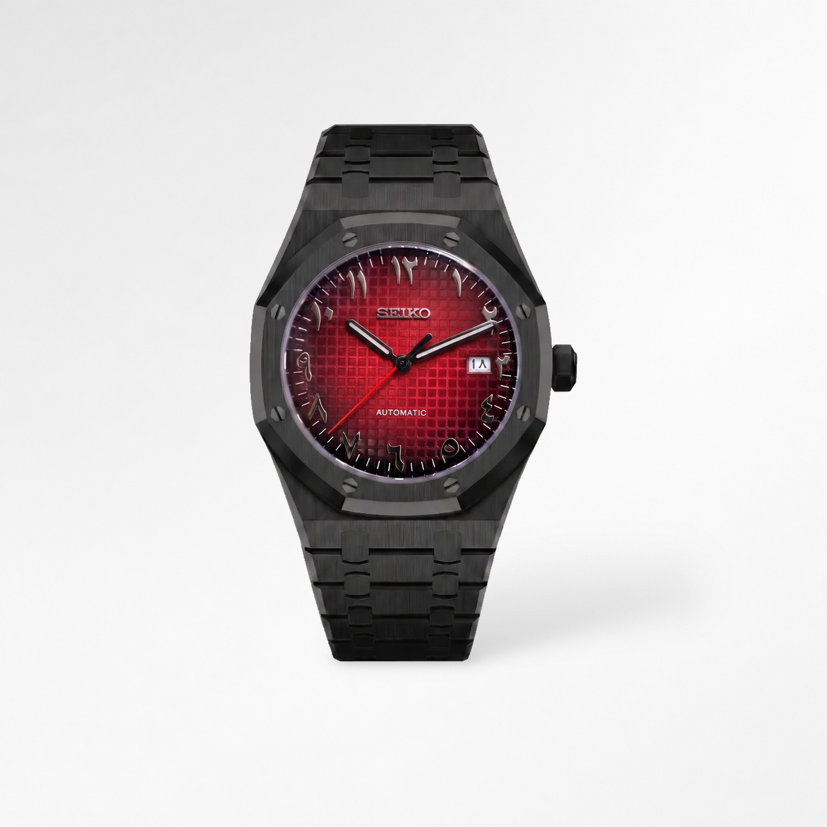 Royal Oak Arabic Black Red Reglage watch