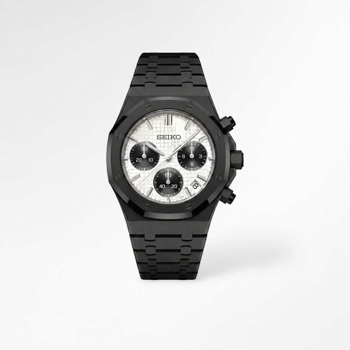Royal Oak Full Black White Reglage watch