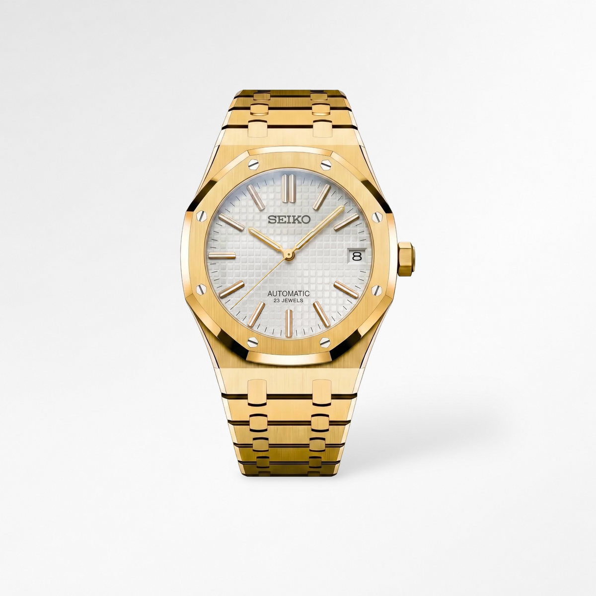 Royal Oak Gold White Reglage watch