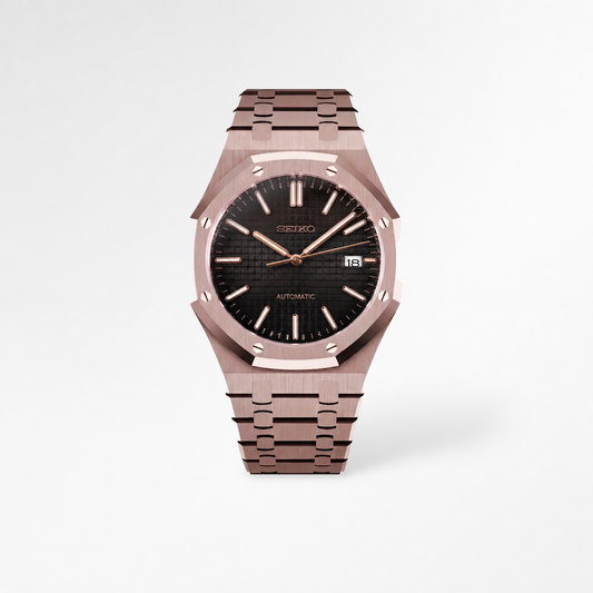 Royal Oak Rose Gold Black Reglage watch