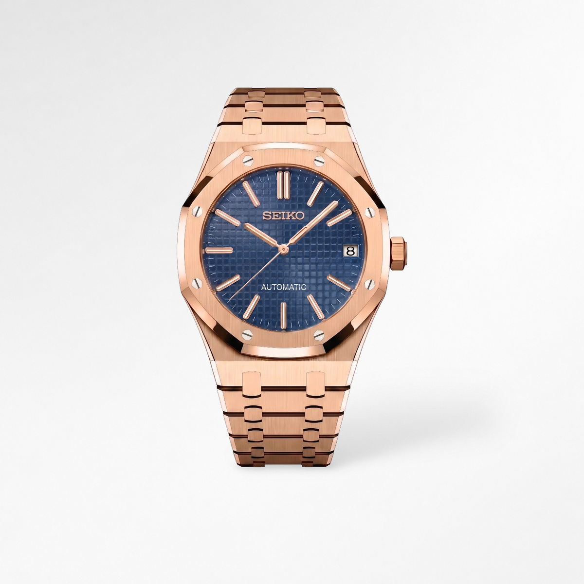 Royal Oak Rose Gold Blue Reglage watch