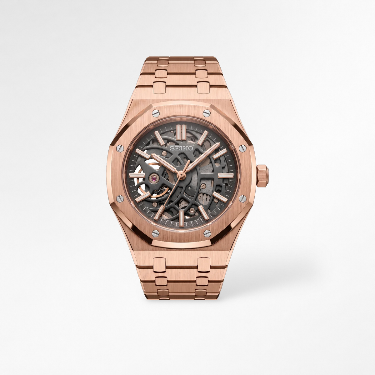 Royal Oak Rose Gold Skeleton Reglage watch