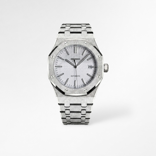 Royal Oak White Iced Out Reglage watch