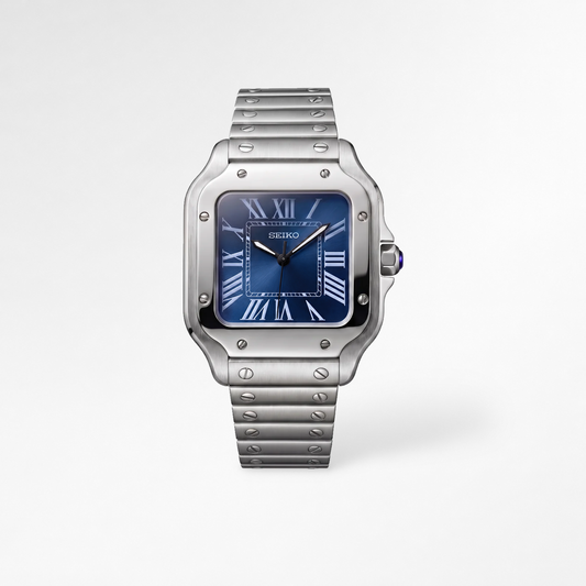 Santos Blue Reglage watch