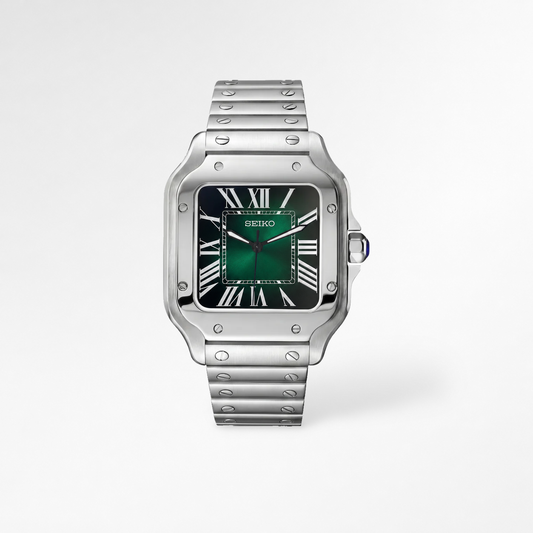 Santos Green Reglage watch