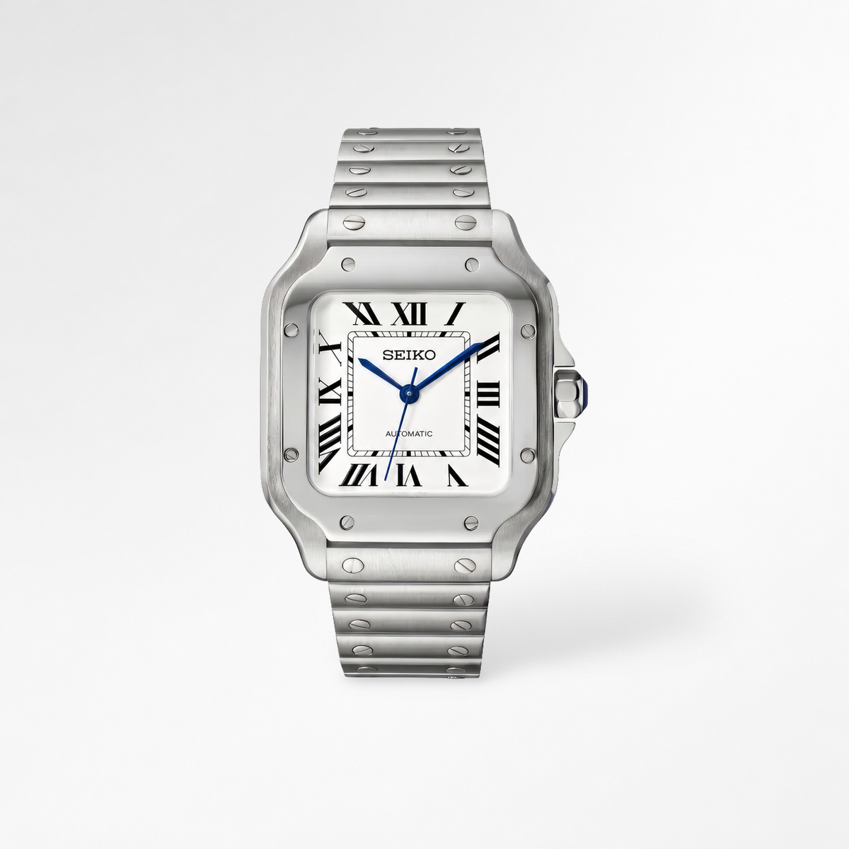 Santos White Reglage watch