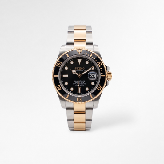 Submariner Two-Tone Black Reglage watch