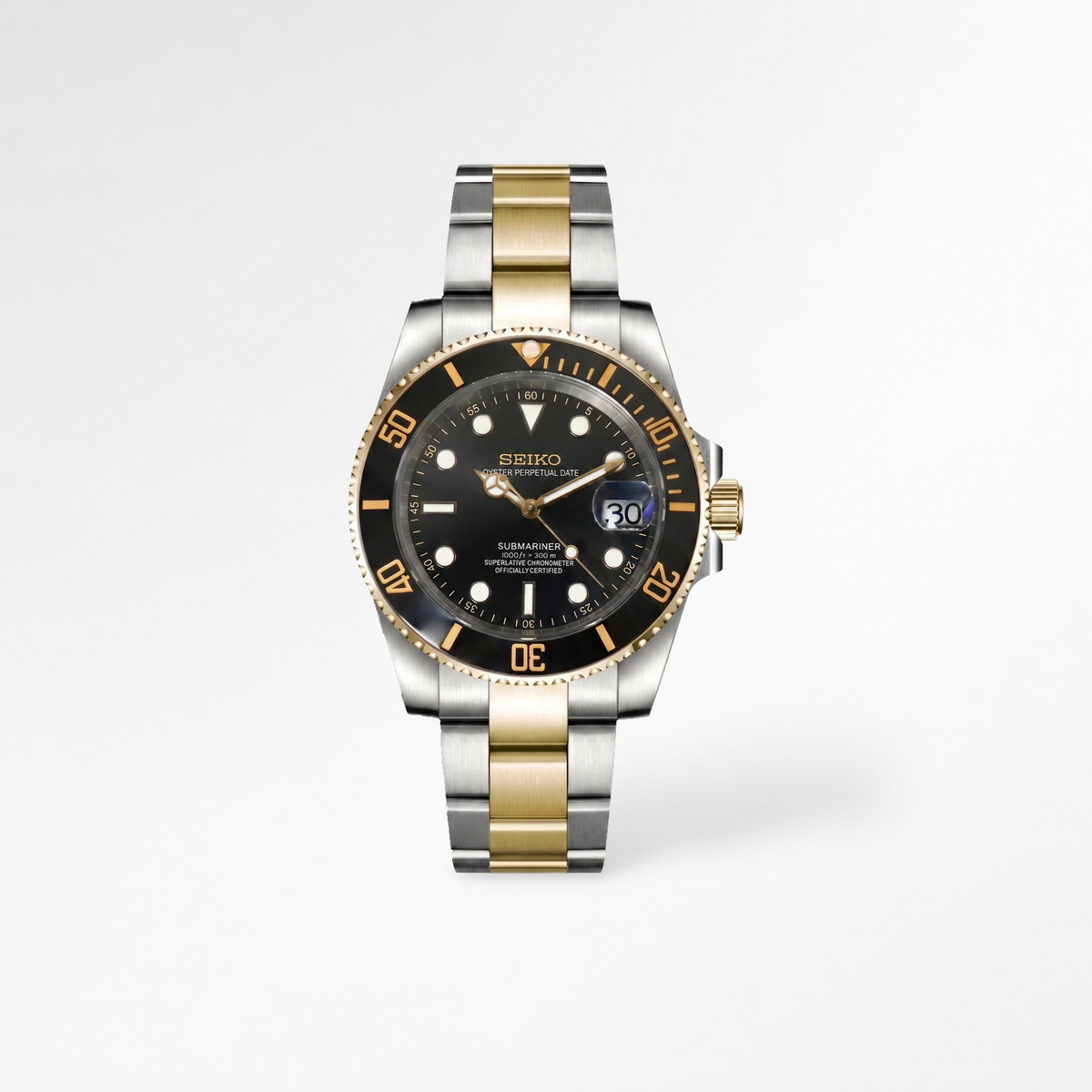 Submarinet Two-Tone Black Reglage watch