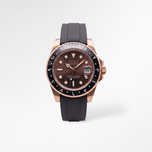 Yacht-Master Arabic Rose Gold Chocolate Reglage watch