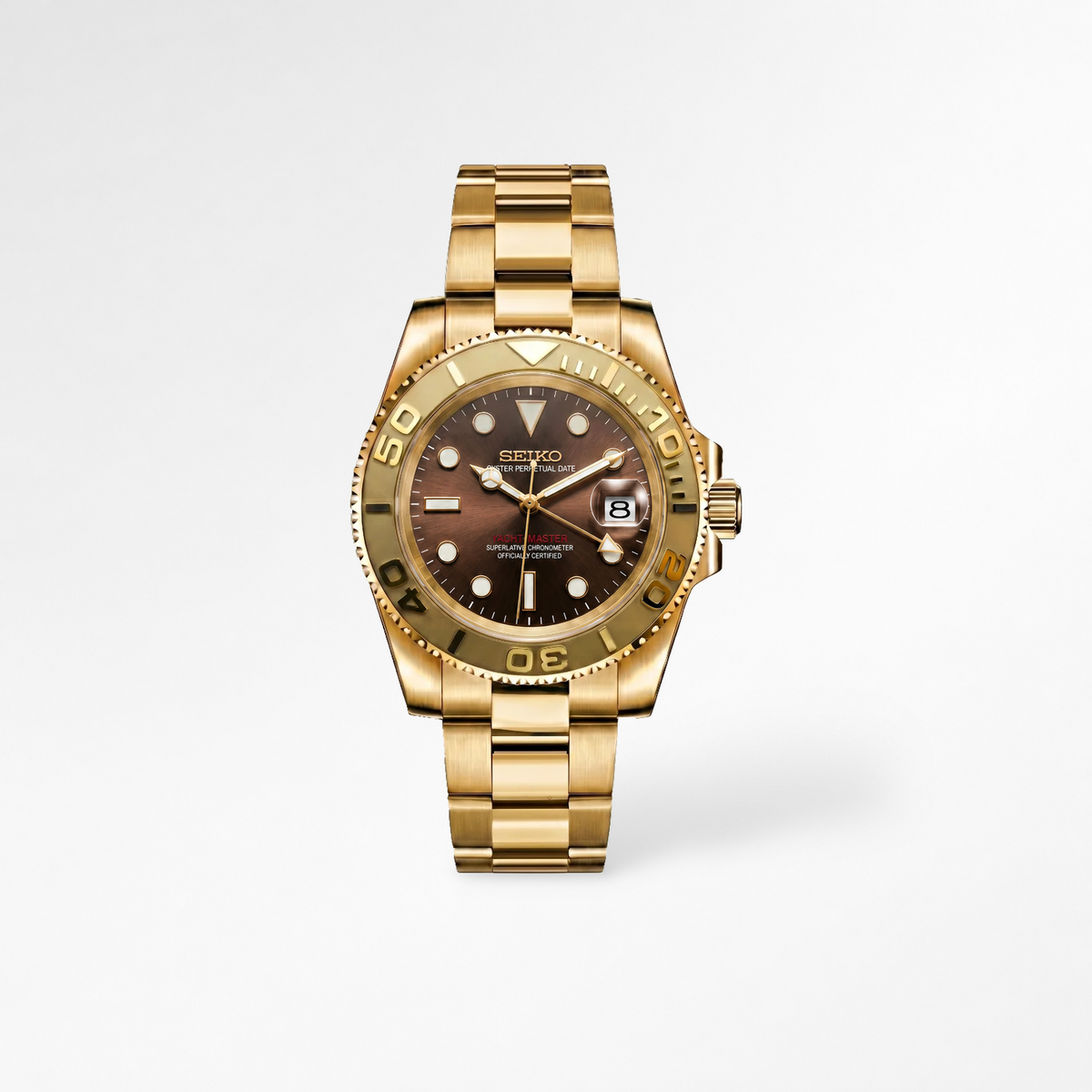 Yacht-Master Full Gold Chocolate Reglage watch