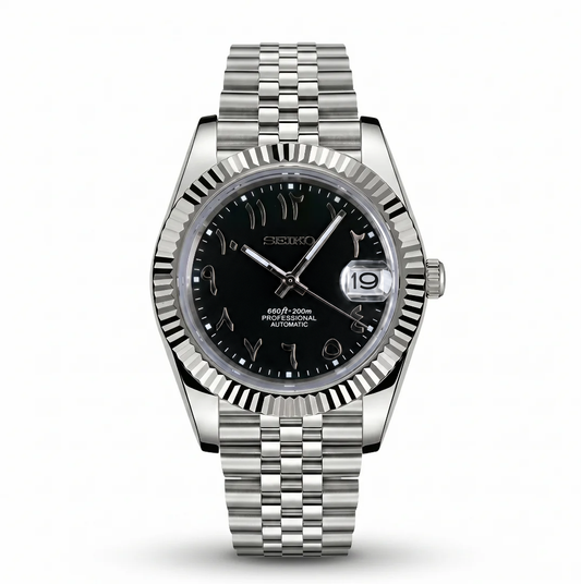 Datejust Arabic Black Reglage watch