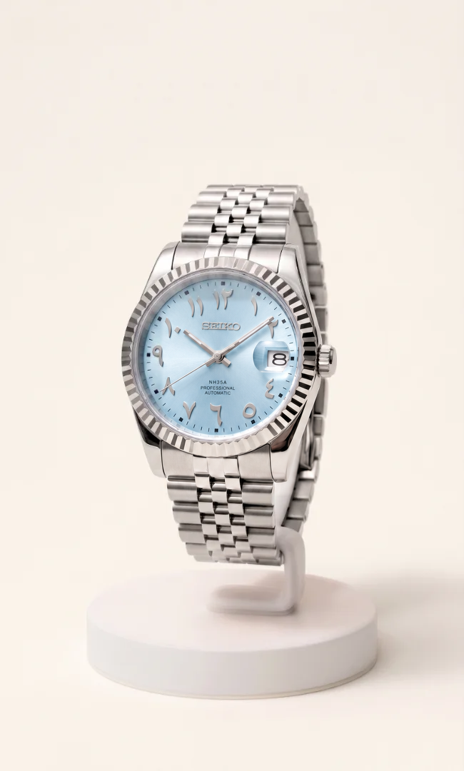Datejust Arabic Ice Blue Reglage watch