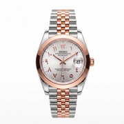 Datejust Arabic Rose Gold White