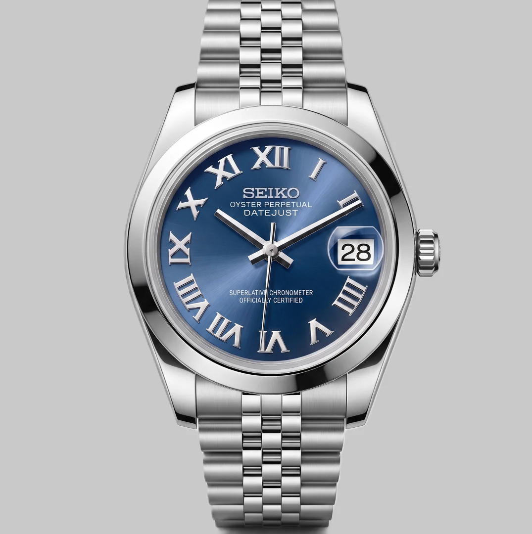 Datejust Blue Roman Reglage watch