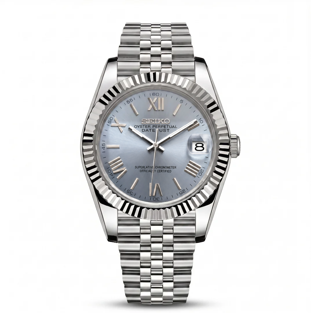 Datejust Platinum Roman Reglage watch