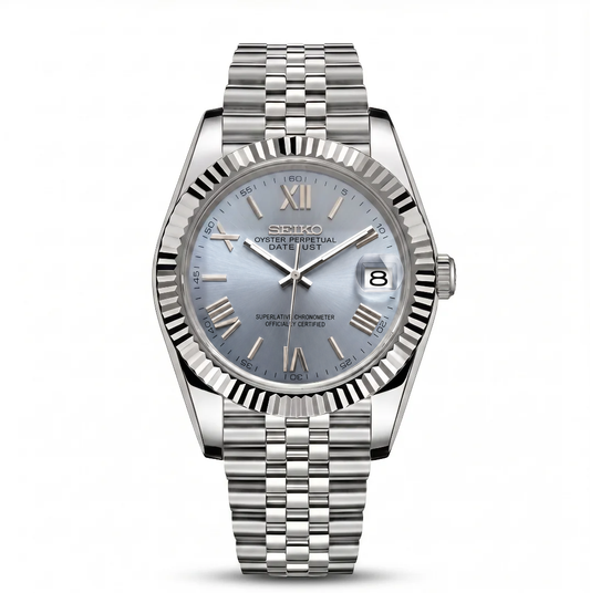 Datejust Platinum Roman Reglage watch