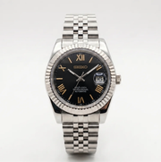 Datejust Roman Black Gold