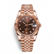 Datejust Rose Gold Chocolate Diamond
