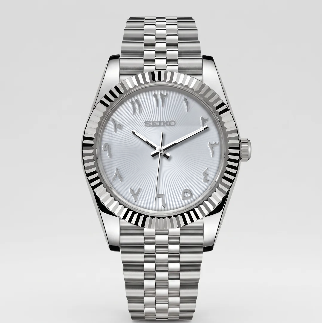 Datejust Silver Arabic Reglage watch