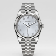 Datejust Silver Arabic