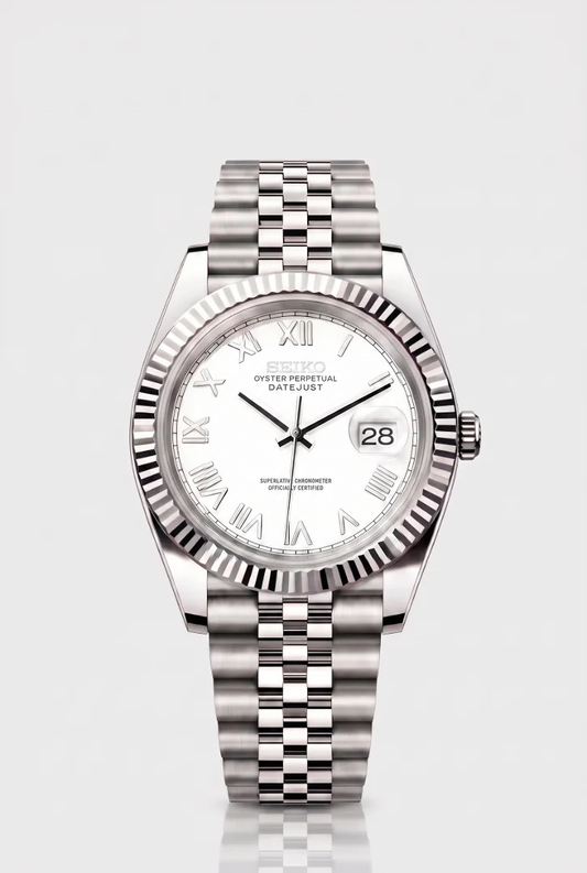Datejust White Roman Reglage watch