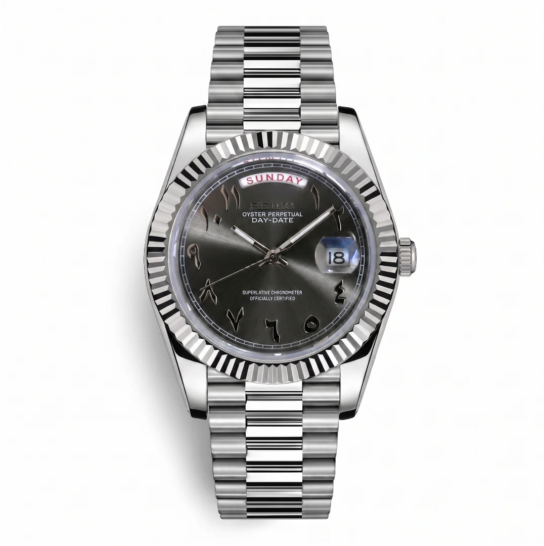 Day-Date Arabic Black Reglage watch