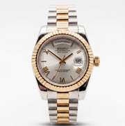 Day-Date Two-Tone White