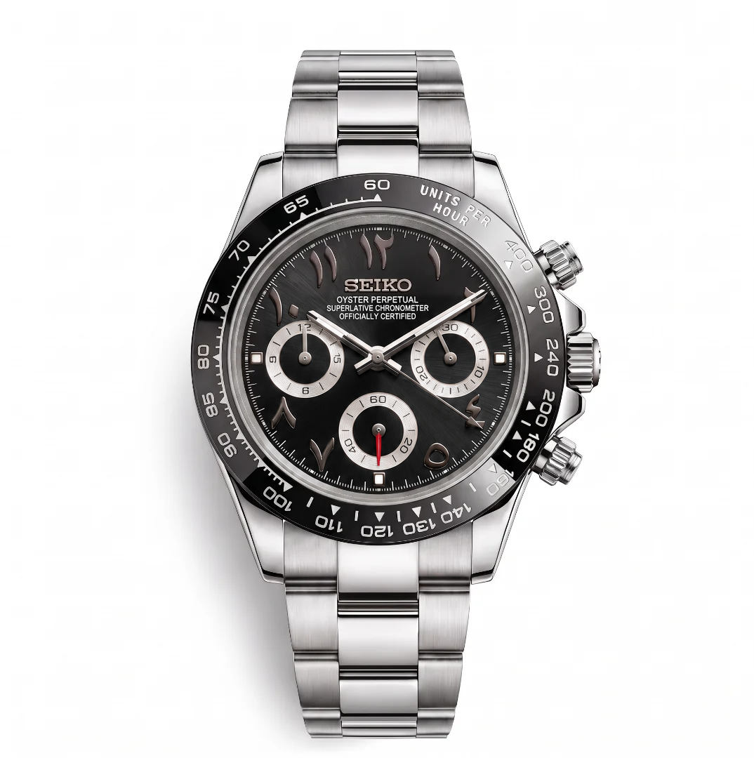 Daytona Arabic Black Reglage watch