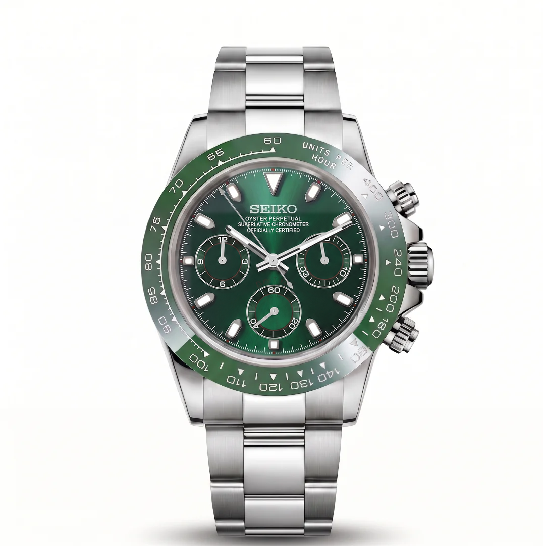 Daytona Green Ceramic Reglage watch