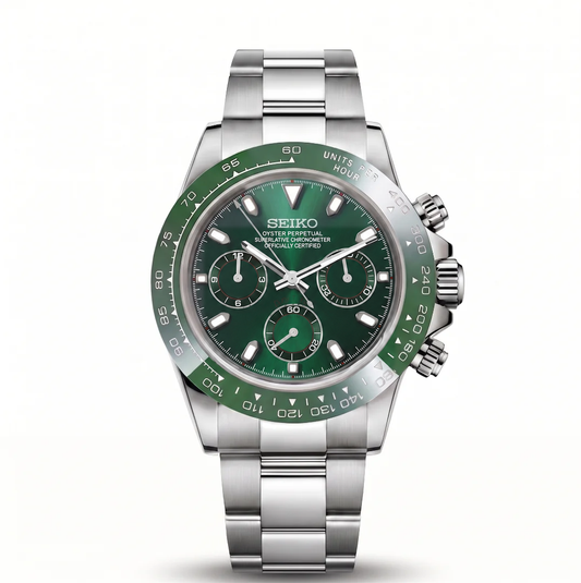 Daytona Green Ceramic Reglage watch
