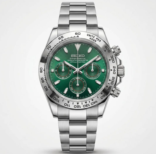 Daytona Green Reglage watch