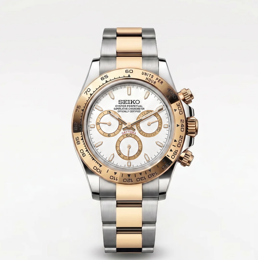 Daytona Two-Tone White Reglage watch